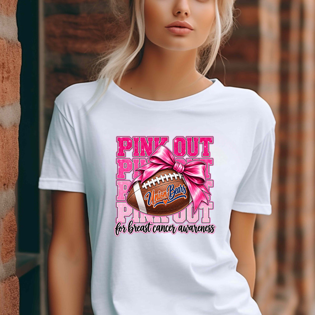Personalized Pink Out Game Day T-Shirt