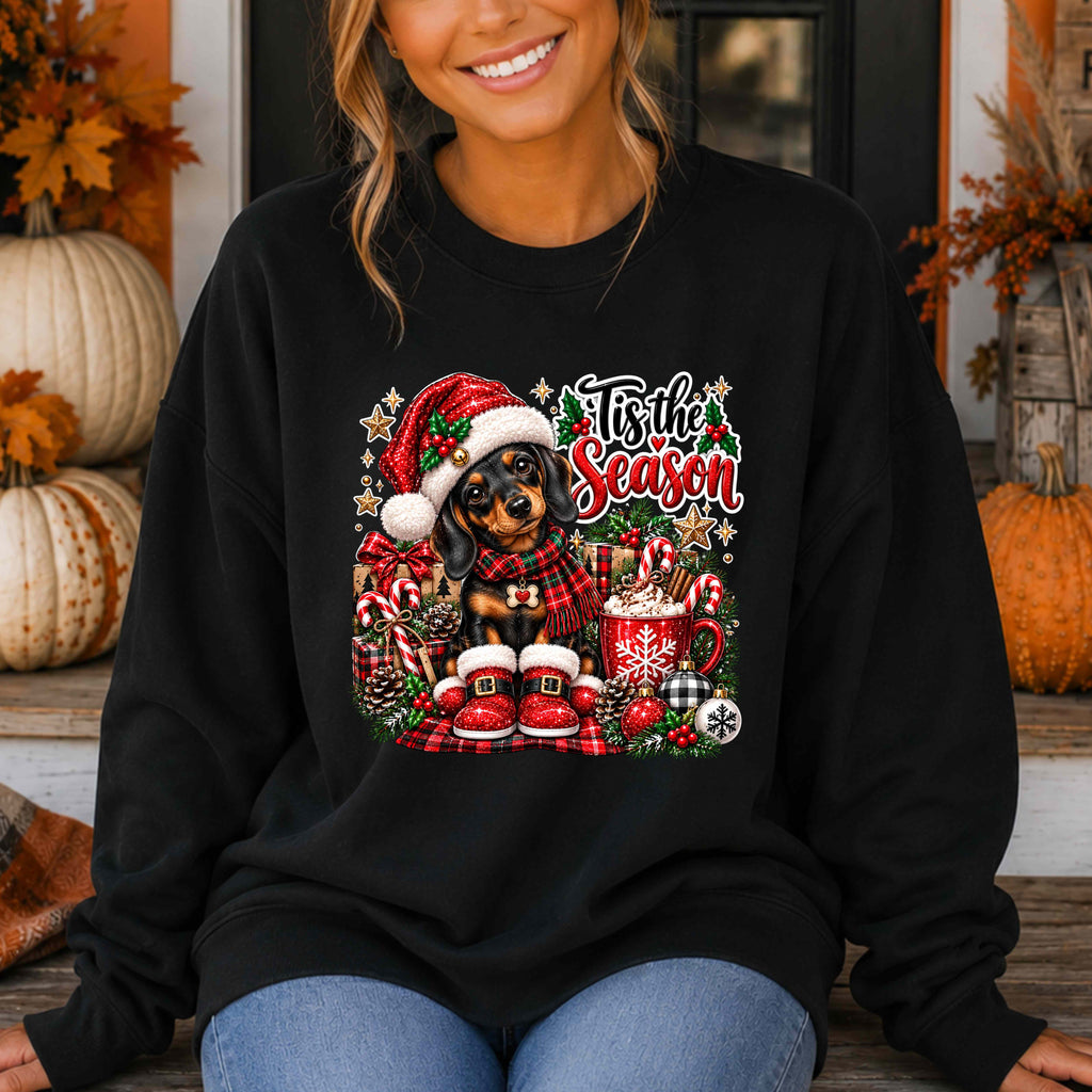 Cute Dachshund Christmas Sweatshirt